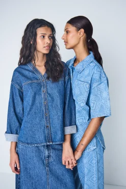 Ichi IHAMILIAS Chemise en jeans