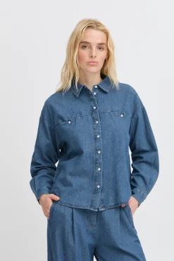 Ichi IHARCHER Chemise en jeans
