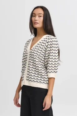 Ichi IHARDINA Cardigan à tricot
