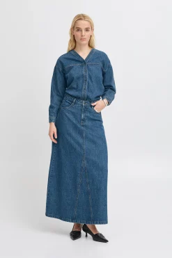 Ichi IHAVENY Jupe en jeans