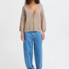 Ichi IHBALLIA Cardigan à tricot