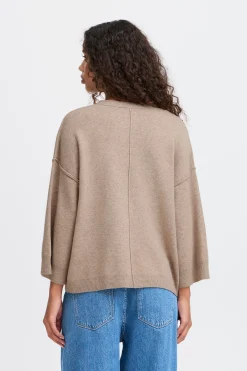 Ichi IHBALLIA Cardigan à tricot