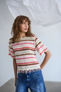 Ichi IHBANDIE Blouse à manches courtes