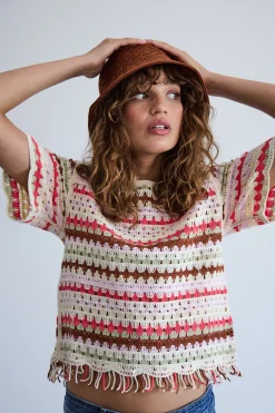 Ichi IHBANDIE Blouse à manches courtes