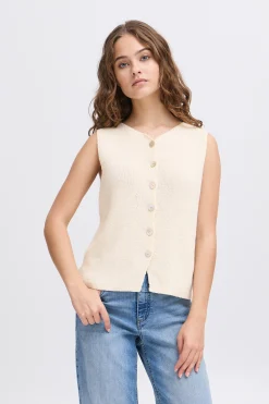 Ichi IHBLONDS Manteau tricoté