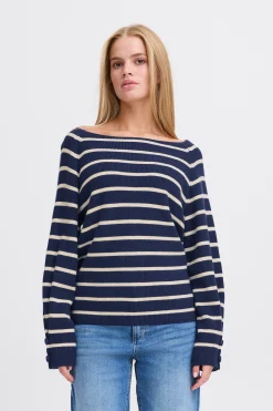 Ichi IHBOSTON Pullover tricoté