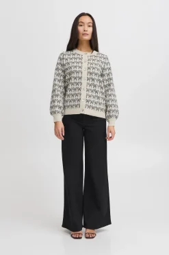 Ichi IHBRIELLE Cardigan à tricot
