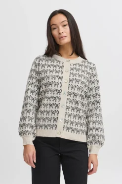 Ichi IHBRIELLE Cardigan à tricot