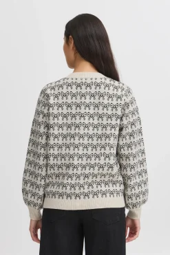 Ichi IHBRIELLE Cardigan à tricot
