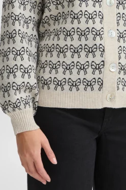 Ichi IHBRIELLE Cardigan à tricot