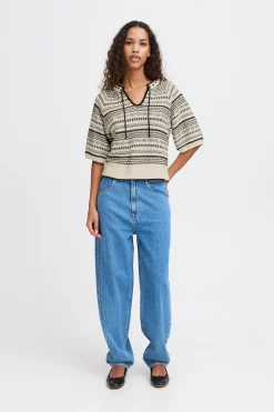 Ichi IHCHANY Pullover tricoté