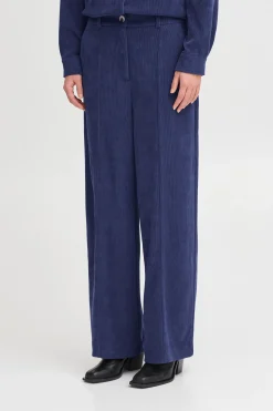 Ichi IHKATE CORDUROY WIDE Pantalon