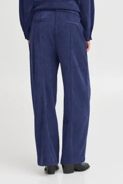 Ichi IHKATE CORDUROY WIDE Pantalon