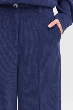 Ichi IHKATE CORDUROY WIDE Pantalon