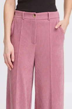 Ichi IHKATE CORDUROY WIDE Pantalon