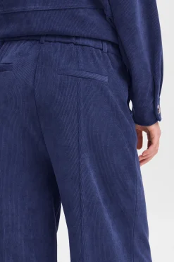 Ichi IHKATE CORDUROY WIDE Pantalon