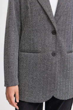 Ichi IHKATE JACQUARD OVERSIZE Blazer