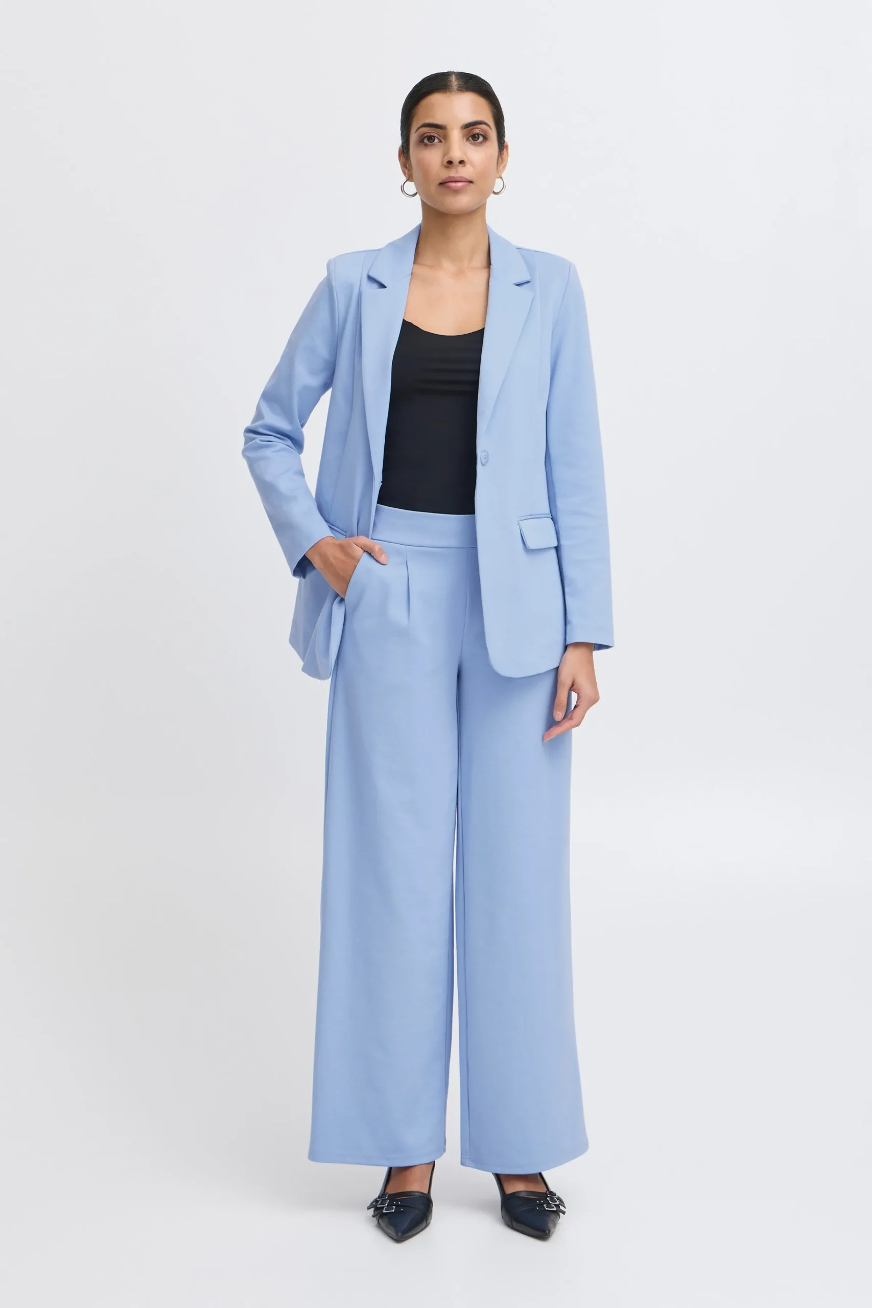 Ichi IHKATE LONG WIDE Pantalon