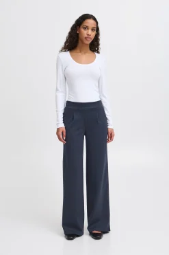 Ichi IHKATE LONG WIDE Pantalon