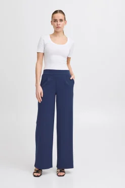Ichi IHKATE LONG WIDE Pantalon