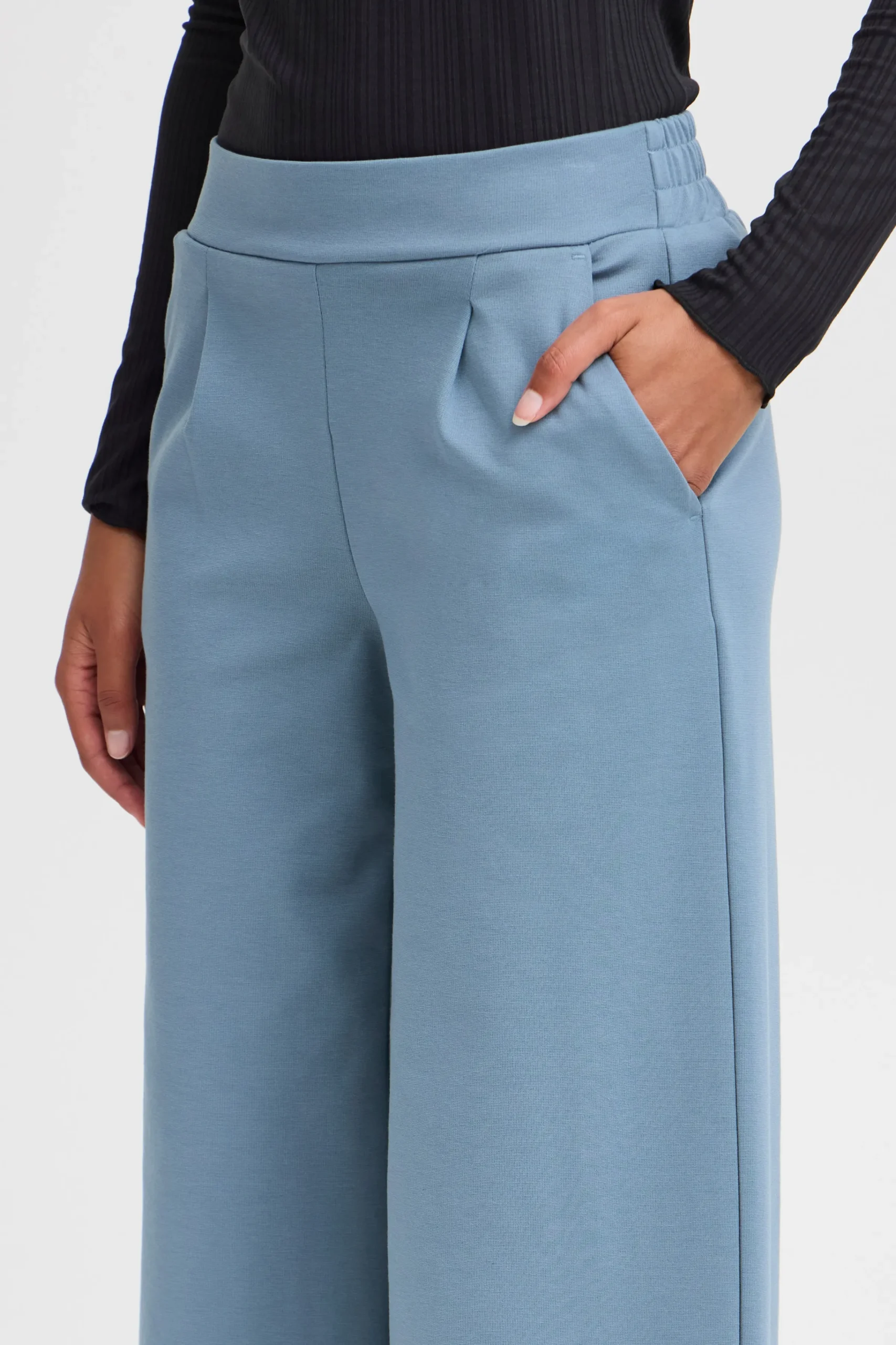 Ichi IHKATE LONG WIDE Pantalon