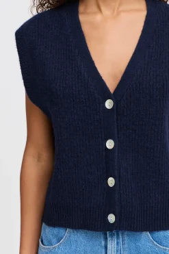 Ichi IHPOVOKE Manteau tricoté